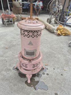 Antique oil heater