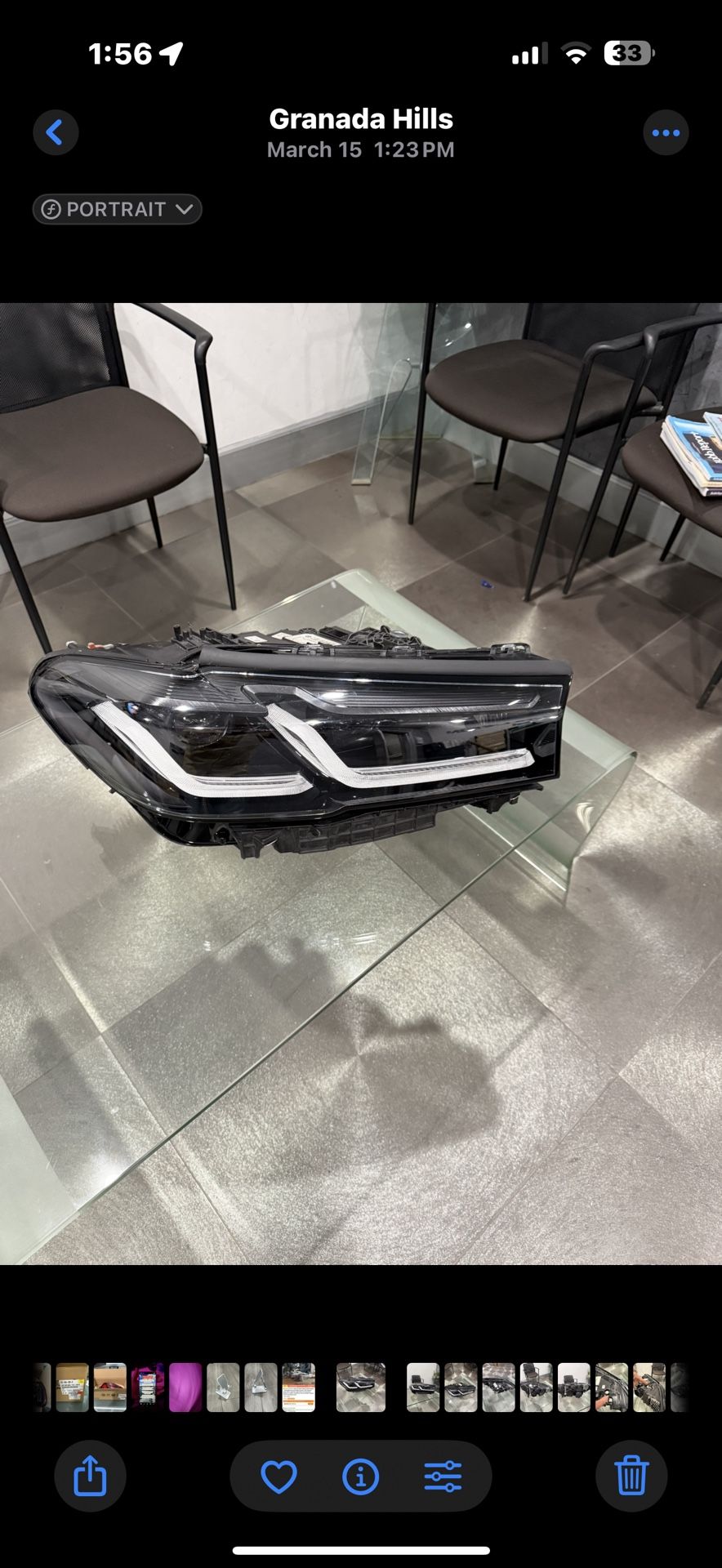 BMW M5, 550, HEADLIGHT LED OEM.