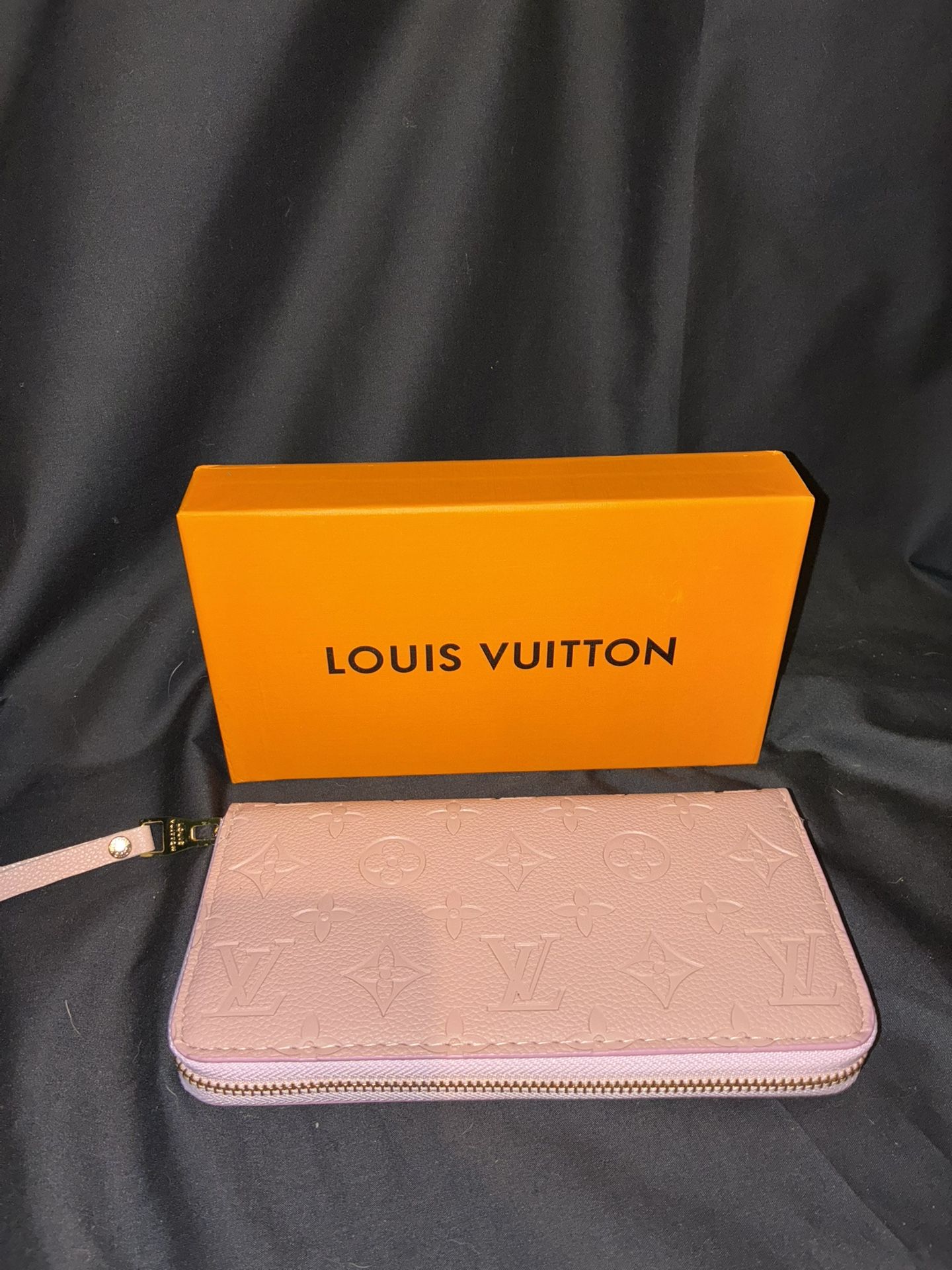 Pink LV Wallet Purse W/Box