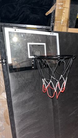 • Mini Basketball Hoop with Net — Over-the-Door / Wall Mount