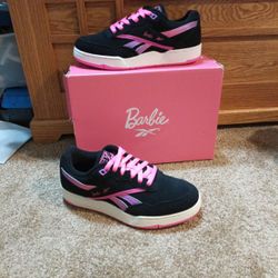 Barbie Reeboks Kids 5.5