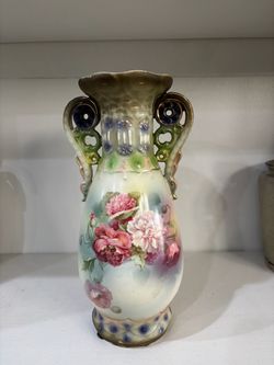Antique vintage Royal wettina porcelain vase made in Austria