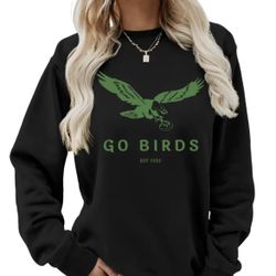 Women’s Philadelphia Eagles  “Go Birds” Sweatshirt 