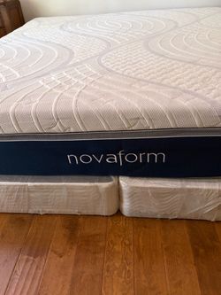 King  Novaform Mattress with Box Springs