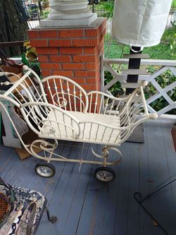 Antique baby stroller