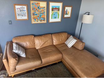 Leather sofa sectional for sale