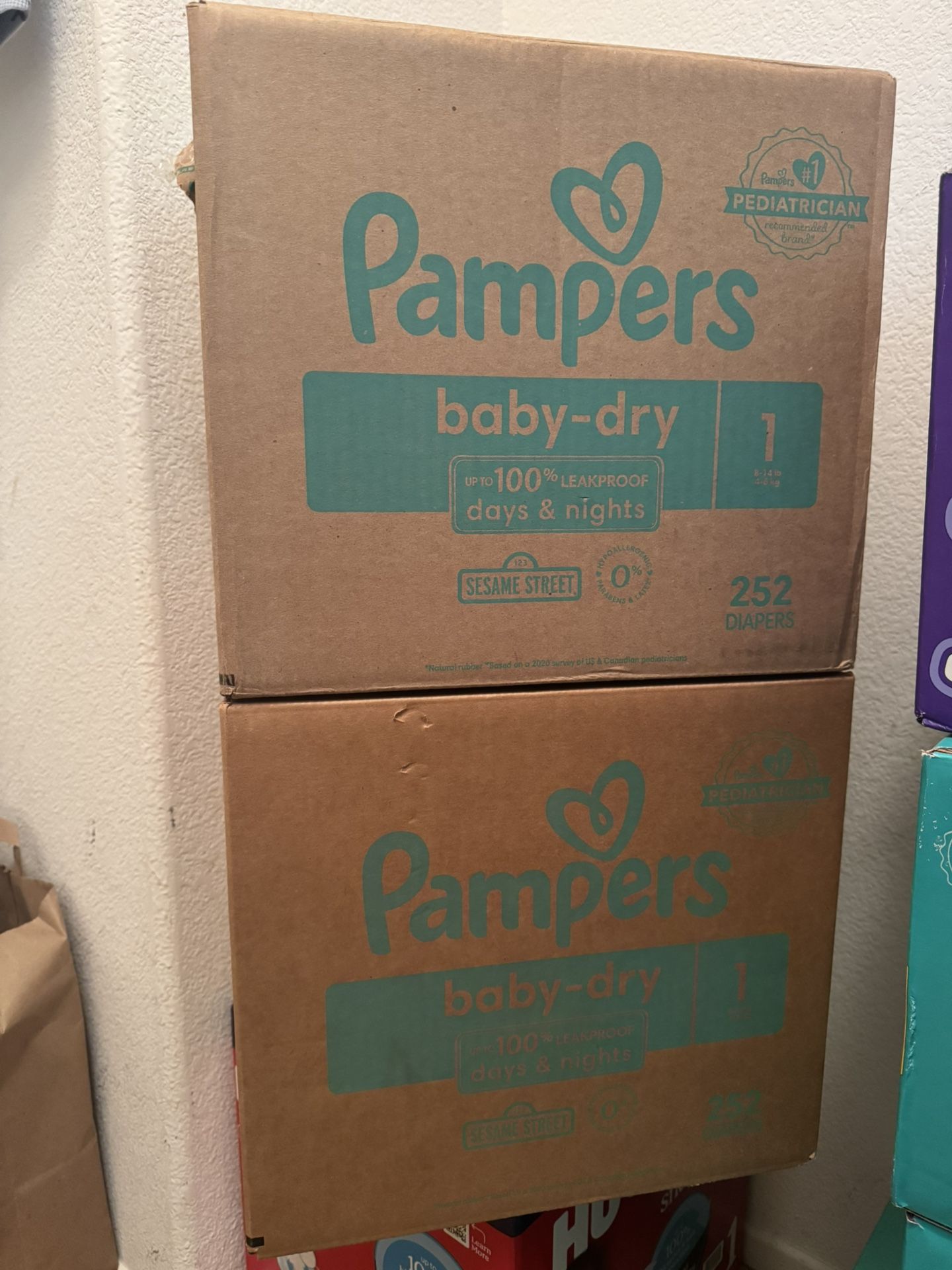 Pampers Baby-Dry, Size 1, 252ct