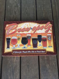 Brew-Opoly Monopoly Game - Like New