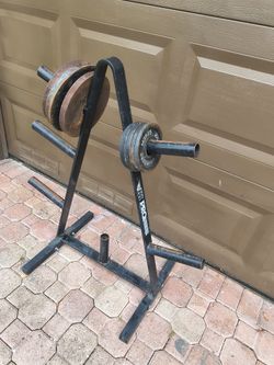 Olympic Weight Plate Tree Plus Weights