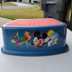 Kid Step Stool Mickey Mouse