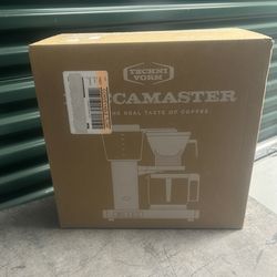 Technivorm Moccamaster KBGV Coffee Maker Polished Silver 10 Cup Drip Brewer KBGV Glass Carafe