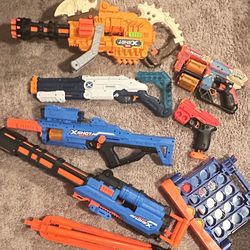 X-Shot Blaster Bundle - 6 Blasters + Tripod
