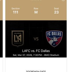 LAFC vs FC DALLAS