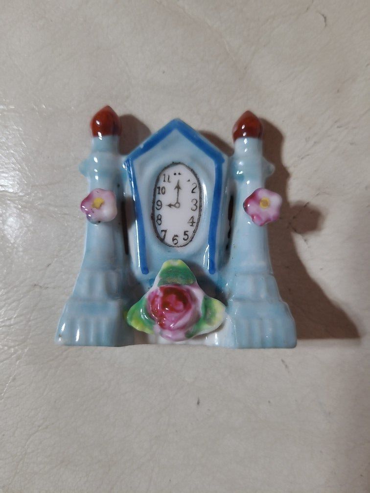 Miniature Porcelain Clock