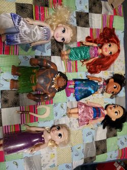 Disney Princess Toddler Doll Collection – Lot of 7