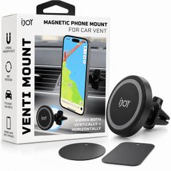 iJoy Magnetic Phone Mount for Car Vent – black or Pink