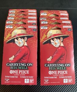 One Piece Carrying On His Will Sleeved Booster Pack - Carrying On His Will (OP13)