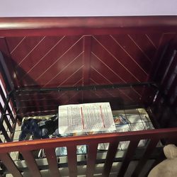 Baby Crib Plus Matching Changing Table 