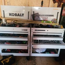 Kolbolt And US General  Tool Boxes  Bolted Together 
