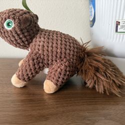 Dog Squeak Toys Bite Resistant Vocal Toy Squirrel Rope Toys Tail has sound paper