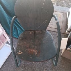 Vintage metal chair