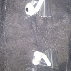 NEW NEVER USED AIR-PODS EAR BUDS... ( 2 SEPARATE COMPLETE SETS  MINUS CHARGE CASES )