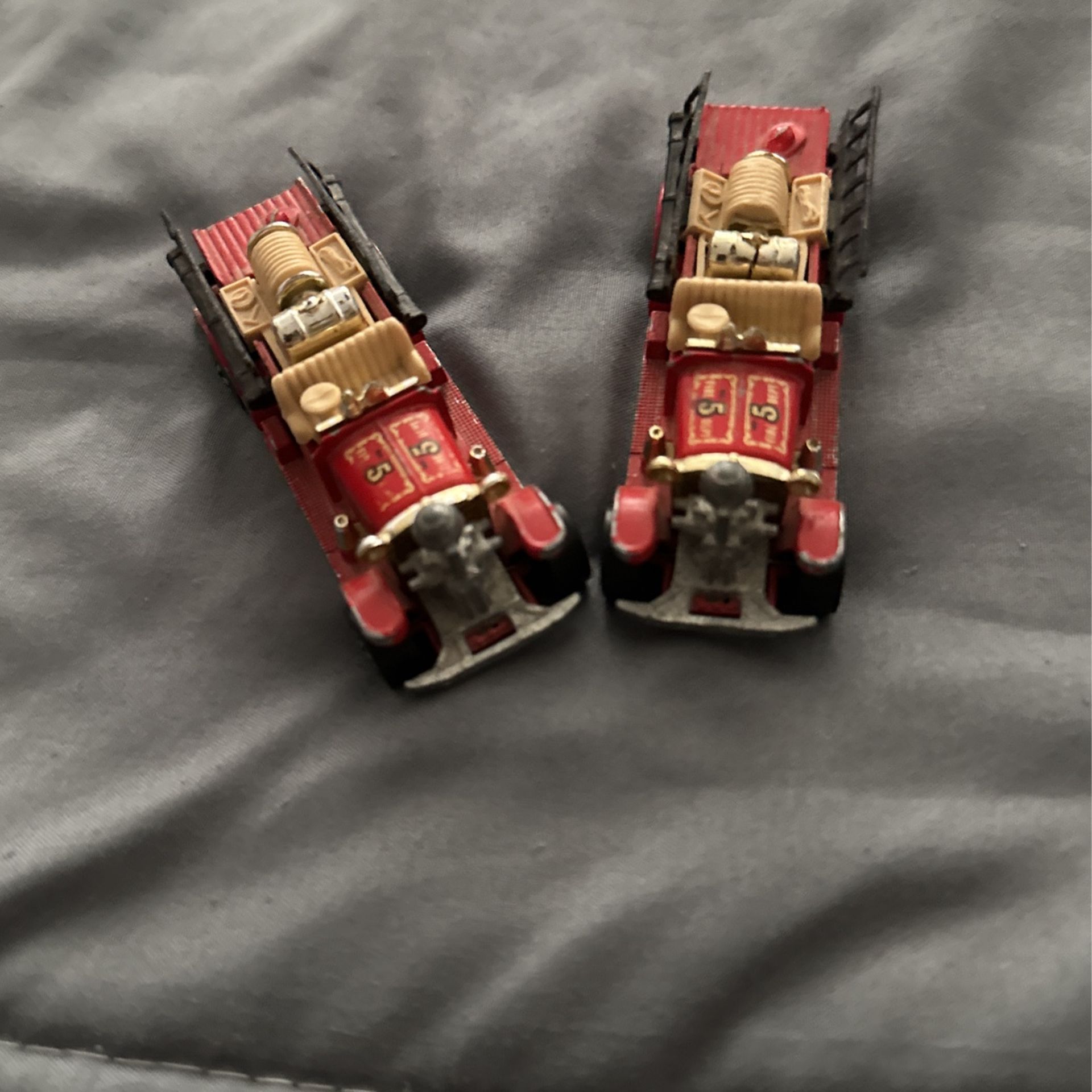 1980 Hot Wheels Firetruck Number Five  .Tomica Number22 Firetruck 