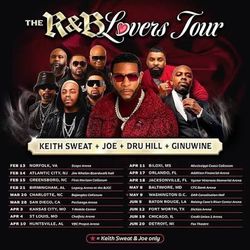 KEITH SWEAT - JOE - DRU HILL- GINUWINE CONCERT