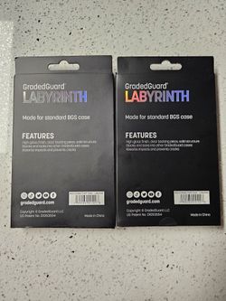 “GradedGuard LABYRINTH Limited Edition for BGS cases (x2) - Brand New”.