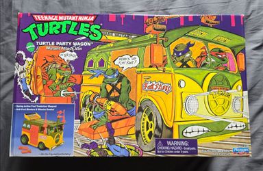 Playmates TMNT Classic Turtles Party Wagon