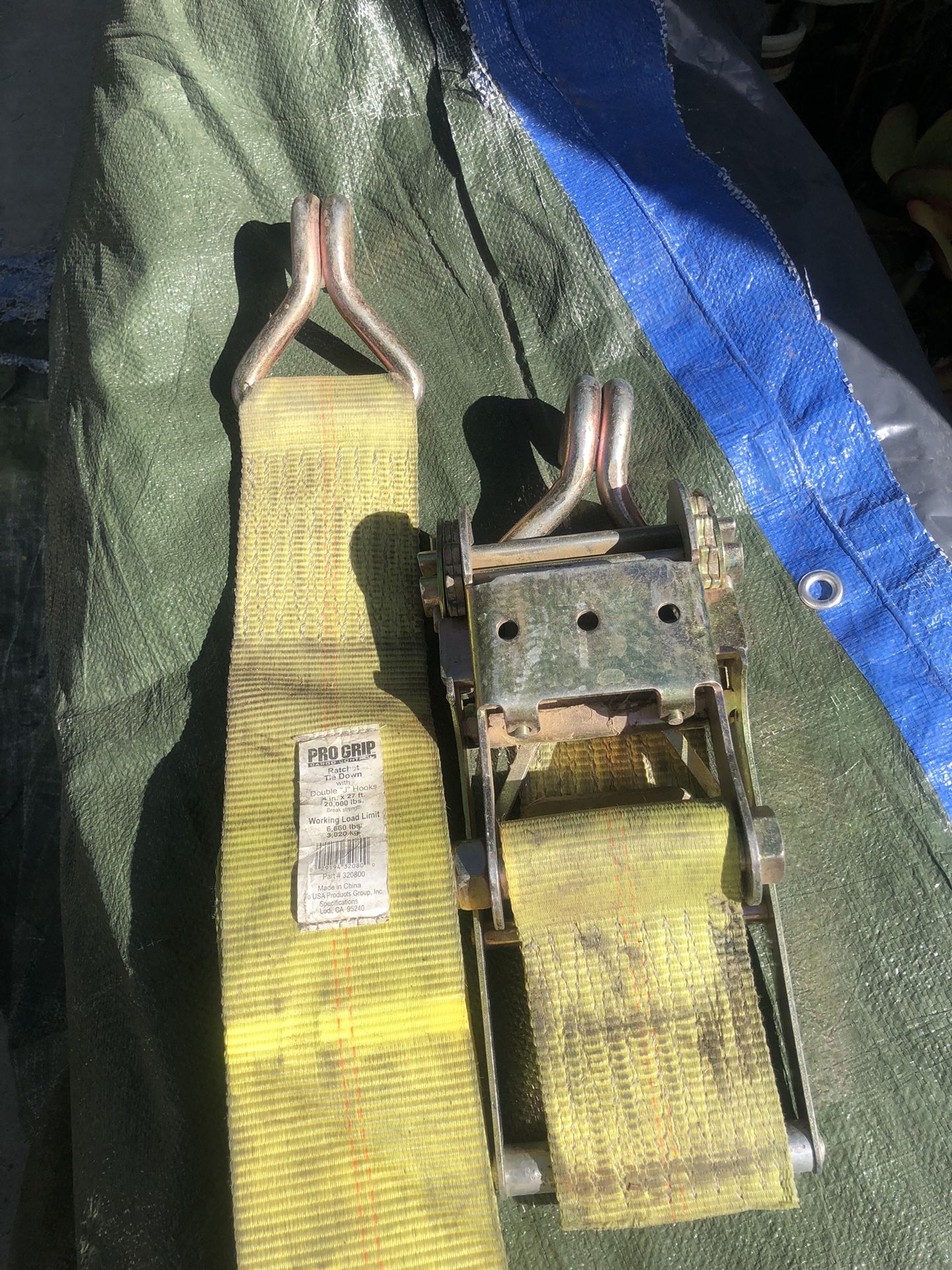 Pro Grip Ratchet Tie Downs
