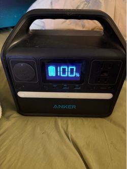 Anker 521 Portable Power Station Upgraded with LiFePO4 Battery, 256Wh 6-Port PowerHouse, 300W (Peak 600W) Solar Generator (Solar Panel Optional), 2 AC