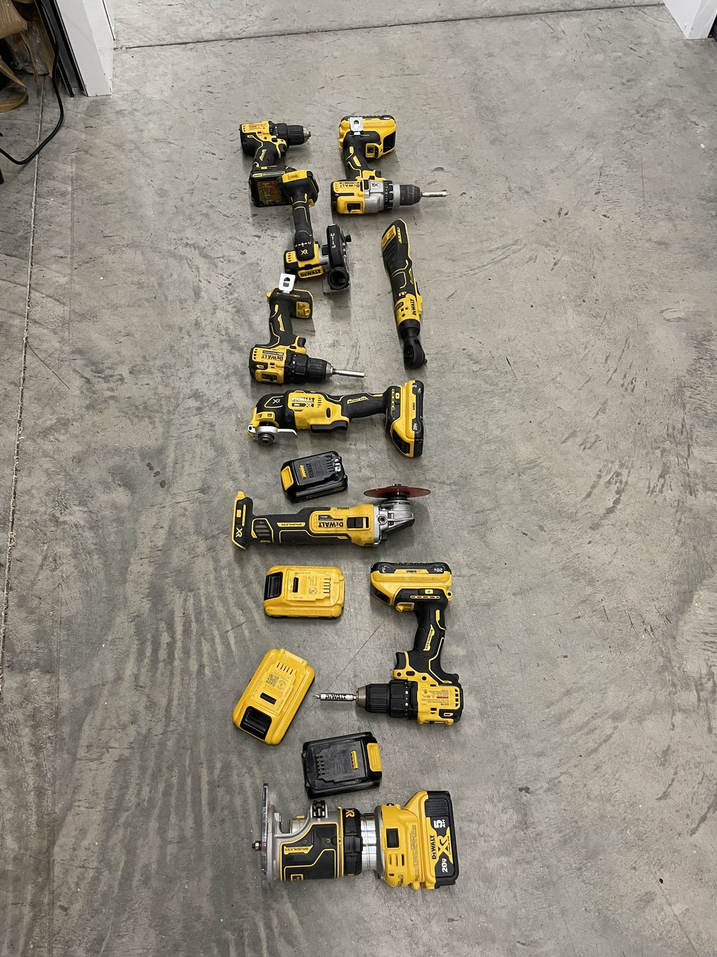 $3000 OBO Lot Of 20V Max DeWalt Tools - Brushless