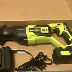 Cordless Brushless 20 Volt Reciprocating. Saw With 3 Blades Battery And 1 Hour Rapid Charger 