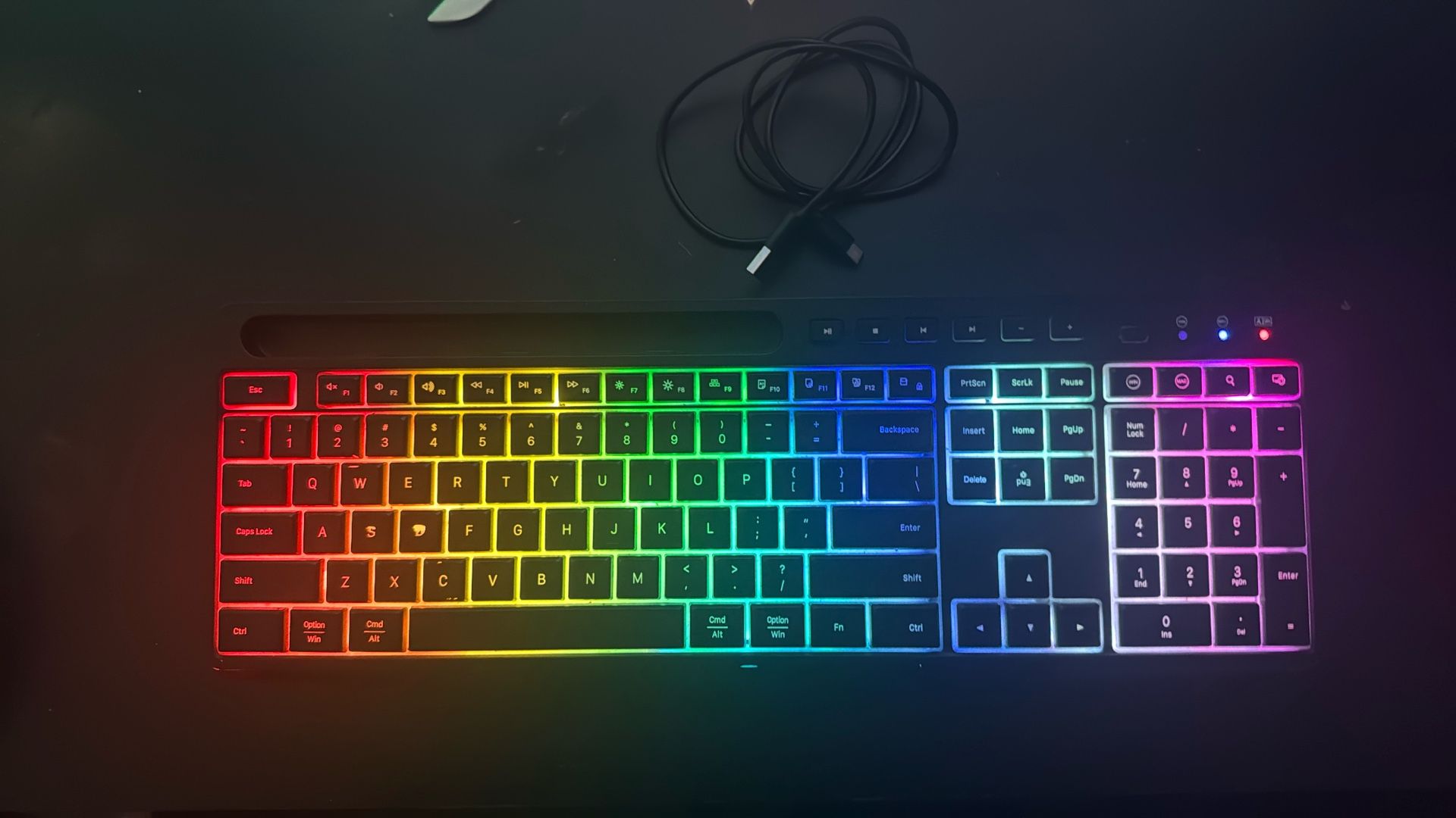 Wireless Backlit Keyboard & Charger