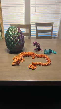 3D Printed Dragon Egg