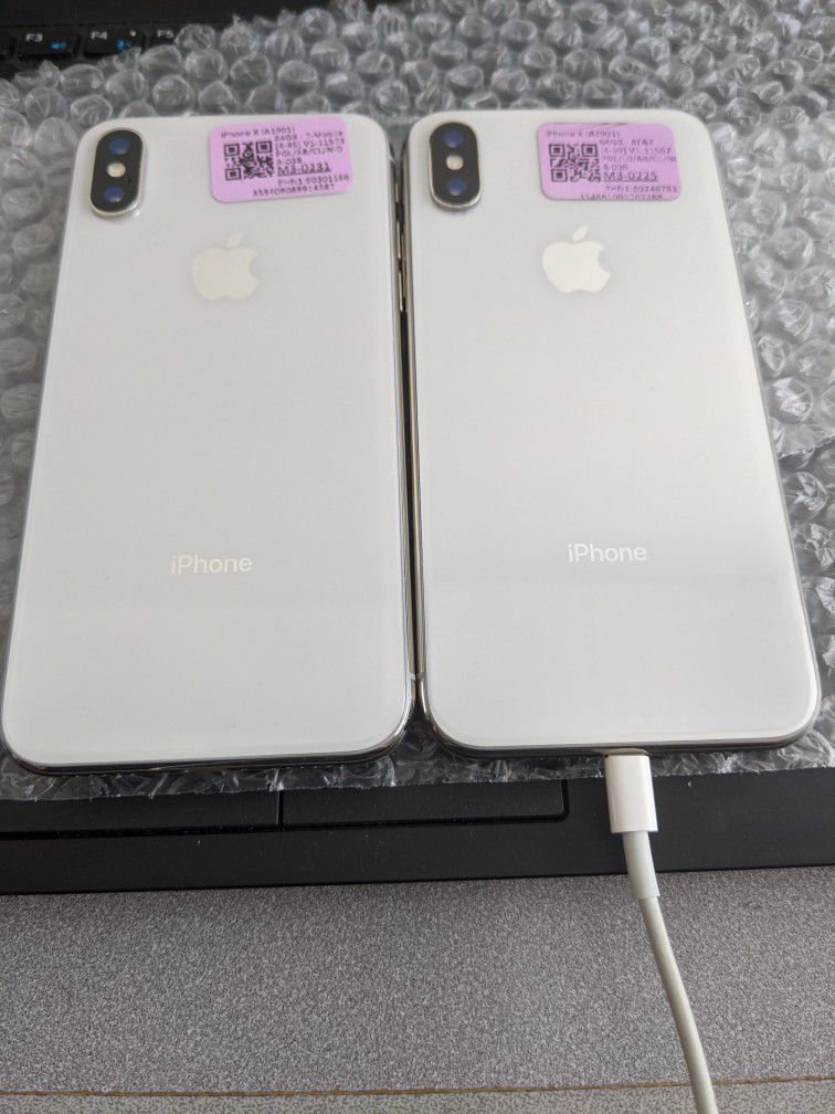 2 Sim Unlocked Apple IPhone X 64GB for Sale in Elk Grove, CA - OfferUp