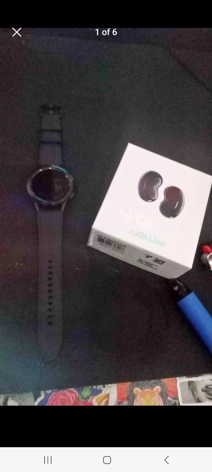 Galaxy S4 46mm Watch With Galaxy Buds Live 