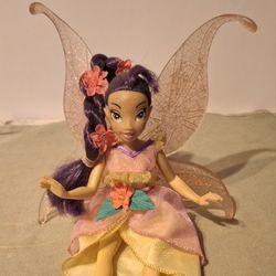 Disney Fairies Fairy Fira Doll Tinkerbell Friend With Glitter Wings 