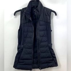 Lululemon Run All Day Black Quilted Puffer Vest 4