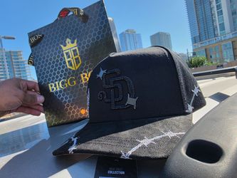 Custom San Diego "SD" Barbed Wire Snapback – Bigg Boss Collection (Brand New)