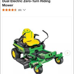 John Deere Z370R Electric 42 in. 3.2 kWh Battery Dual Electric Zero-Turn Riding Mower 