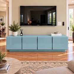 Anthropologie Powder Blue Media Console / Credenza