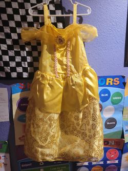 Disney Princess Belle Dress Up Costume – Size 4-6