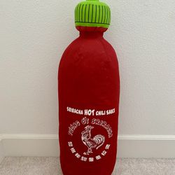 Giant Stuffed 32” Sriracha Bottle