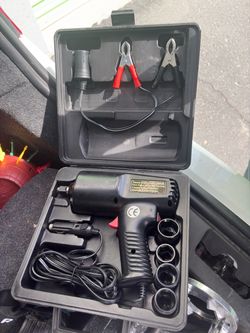 Electric Impact Wrench Kit with Sockets