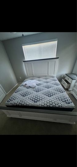 King size bed frame