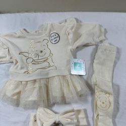 Disney Women's Cream and White Sleepsuits-babygrow