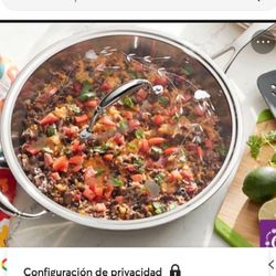 Hermoso Sarten De 14 De Tripley 