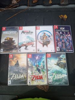 7 nintendo Switch Games For Sale/Trade 